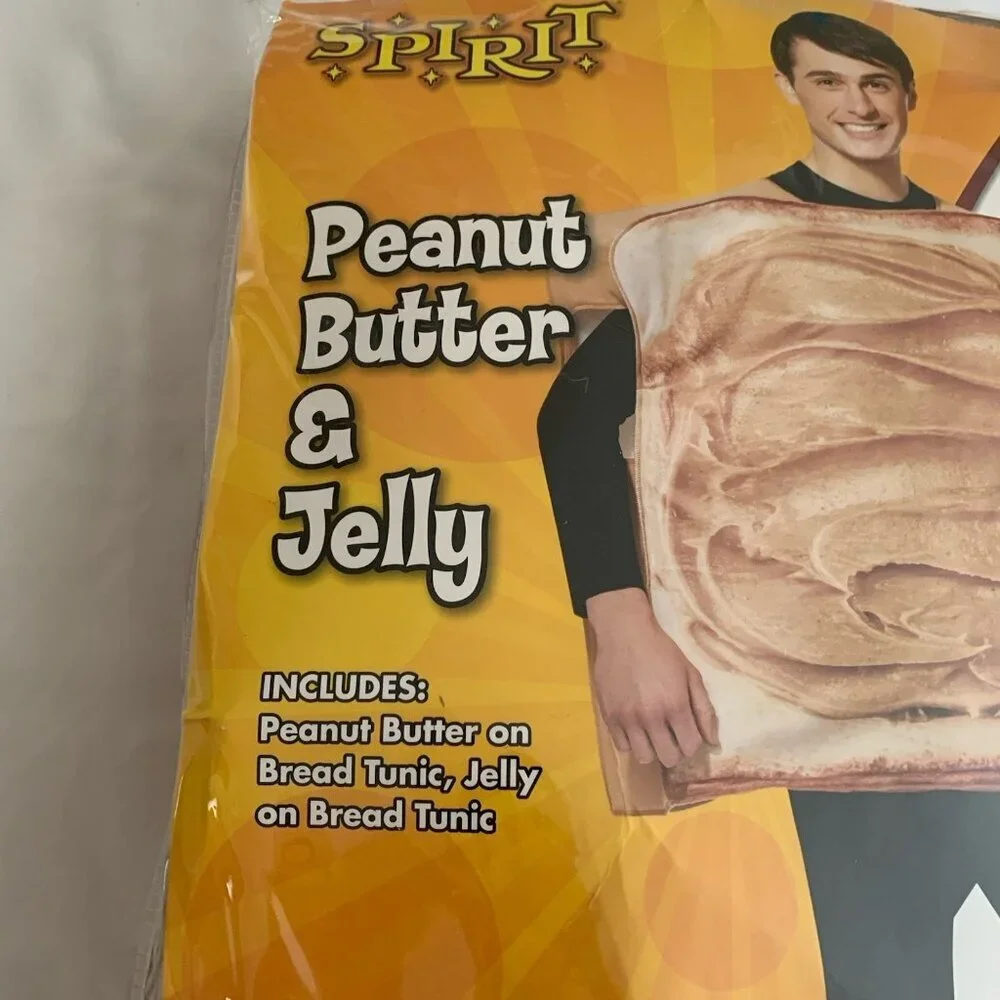 Spirit Halloween Peanut Butter and Jelly Couple Costume One Size New - Picture 5 of 6